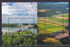 Croatia - 2023 Bridges and Viaducts SS (MNH)