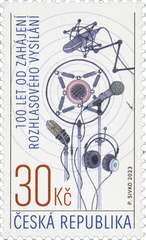Czech Republic - 2023  100 Years Of Regular Radio Broadcasting (MNH)