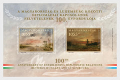 Hungary - 2024 100th Anniversary of Establishing Diplomatic Relations Between Hungary and Luxembourg - M/S (MNH)