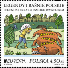Poland - 2022 Europa: Stories and Myths (MNH)