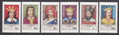 #326-331 Moldova - Moldavian Rulers (MNH)