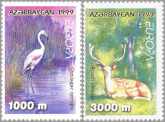 #686-687 Azerbaijan - 1999 Europa: Nature Reserves and Parks, Set of 2 (MNH)