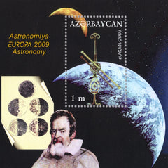 #898 Azerbaijan - 2009 Europa: Astronomy S/S (MNH)