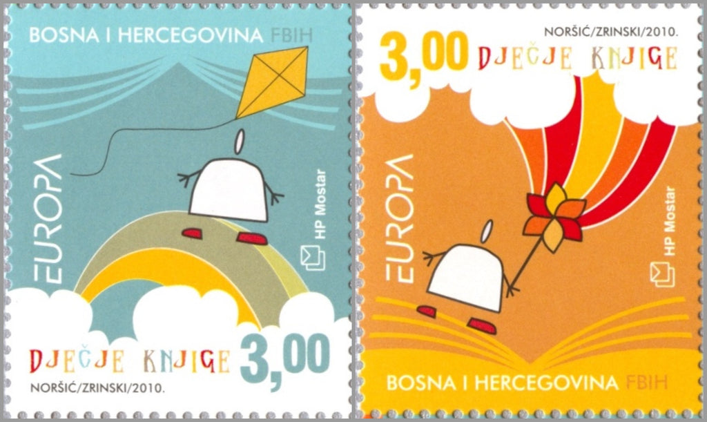 #231-232 Bosnia (Croat) - 2010 Europa: Children's Books, Set of 2 (MNH)