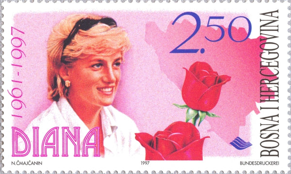 288 Bosnia (Muslim) - Diana, Princess of Wales (MNH) – Hungaria Stamp  Exchange