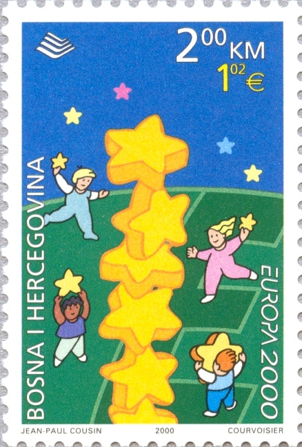 #358 Bosnia (Muslim) - 2000 Europa: New Millennium (MNH)