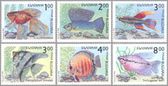 #3766-3771 Bulgaria - Fish (MNH)