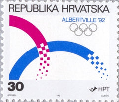 #105 Croatia - 1992 Winter Olympics, Albertville (MNH)