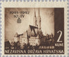 #49-51 Croatia - Types of 1941 Overprinted in Brown or Green (MNH)