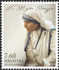#1011 Croatia - Canonization of Mother Teresa (MNH)