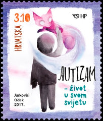 #1046 Croatia - Autism Awareness (MNH)