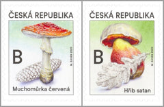 #3826-3827 Czech Republic - Poisonous Mushrooms (MNH)