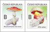 #3826-3827 Czech Republic - Poisonous Mushrooms (MNH)