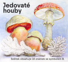 #3827a Czech Republic - Poisonous Mushrooms, Booklet Pane of 10 (MNH)