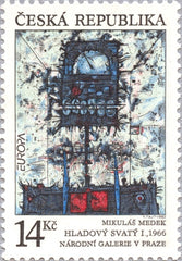 #2881 Czech Republic - 1993 Europa: Contemporary Art (MNH)