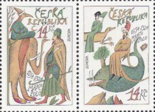 #2917a Czech Republic - 1994 Europa: Great Discoveries, Pair (MNH)