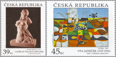#3810-3811 Czech Republic - Art Type of 1967, Set of 2 (MNH)