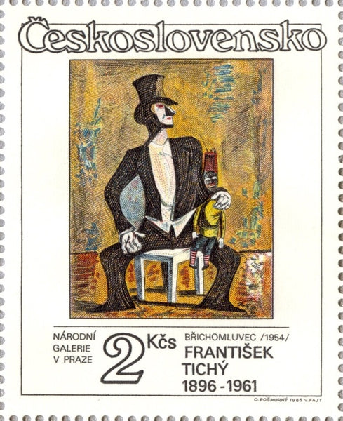 2630-2633 Czechoslovakia - Paintings, Set of 4 (MNH