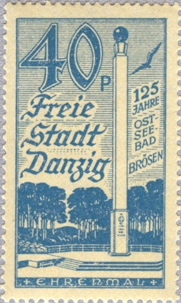 216-218 Danzig - Village of Brosen, 125th Anniv. (MNH) – Eastern
