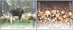 #670-671 Estonia - 2011 Europa: Intl. Year of Forests (MNH)