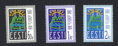 #238-240 Estonia - First Republic, 75th Anniv. (MNH)
