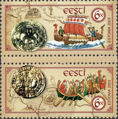 #464-465 Estonia - Ancient Trade Routes, Set of 2 (MNH)