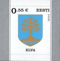 #781 Estonia - 2015 Arms of Elva (MNH)