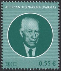 #790 Estonia - 2015 Aleksander Warma, Prime Minister (MNH)