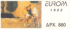 #1773Bc Greece - 1993 Europa: Contemporary Art, Booklet (MNH)
