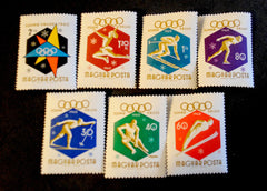 #1301-1306 Hungary - 8th Olympic Winter Games (MNH)