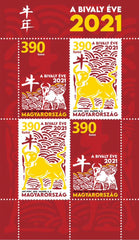 Hungary - 2021 Chinese New Year: Year of the Ox M/S (MNH)