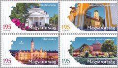 Hungary - 2021 Regions and Towns IV, Set of 4 (MNH)