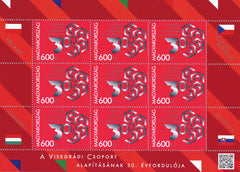 Hungary - 2021 Formation of Visegrad Group, 30th Anniv. Joint Issue M/S (MNH)