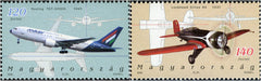 #3968-3969 Hungary - Airplanes Type of 2002 (MNH)