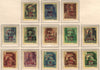 #631-656 Hungary - Types of Hungary, 1943 Surcharged in Carmine (MNH)