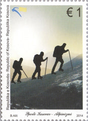 #245 Kosovo - Mountain Climbers (MNH)