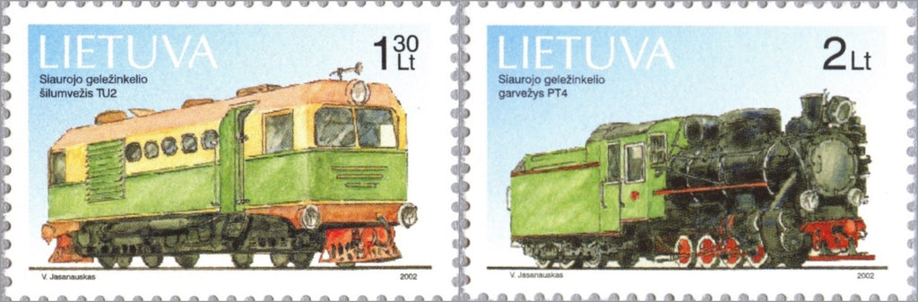#724-725 Lithuania - Narrow-Gauge Railways (MNH)