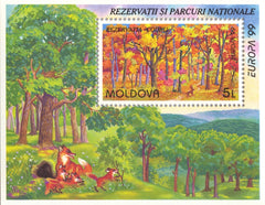 #303 Moldova - 1999 Europa: Nature Reserves and Parks S/S (MNH)