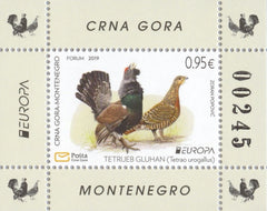 #442a Montenegro - 2019 Europa: National Birds S/S (MNH)