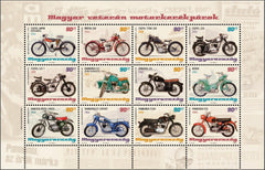 #4332 Hungary - Motorcycles M/S (MNH)