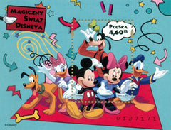#4079 Poland - Disney Cartoon Characters, Perf. S/S (MNH)