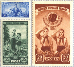 #881-883 Romania - Romanian Pioneers (MNH)