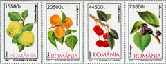 #4547-4550 Romania - Fruit, Set of 4 (MNH)