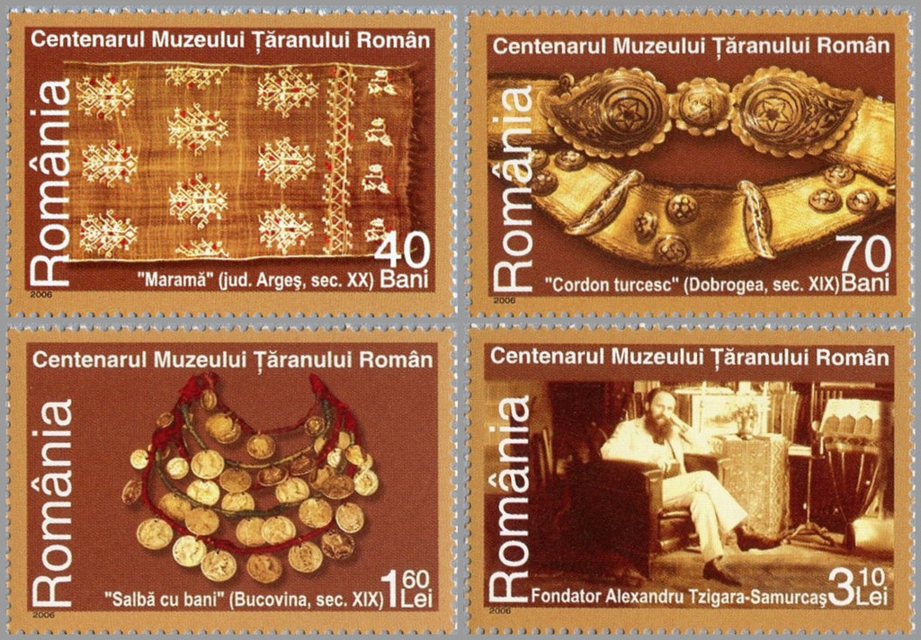 #4882-4885 Romania - Romanian Peasant Museum, Cent. (MNH)
