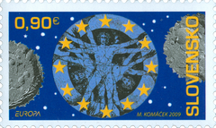 #575 Slovakia - 2009 Europa: Astronomy (MNH)