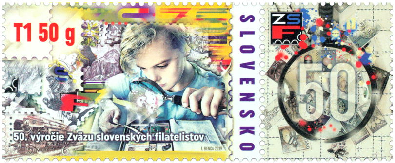 #819 Slovakia - Association of Slovak Philatelists, 50th Anniv. (MNH)