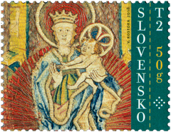 #805 Slovakia - 2018 Christmas: Paraments – Liturgical Textiles, Single (MNH)