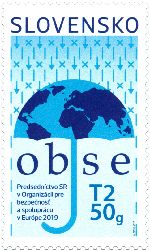 #809 Slovakia - 2019 Organization for Security and Co-operation in Europe (OSCE) (MNH)