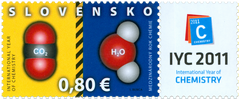 #609 Slovakia - Intl. Year of Chemistry (MNH)