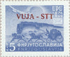 #15-16 Trieste (Zone B) - Yugoslavia Nos. 266 and 267 Overprinted in Carmine (MLH)